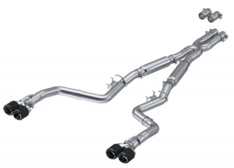 Mbrp 3" Cat-Back Exhaust Cf Quad Tips For 15-23 Dodge Challenger 5.7/6.2L/6.4L 1
