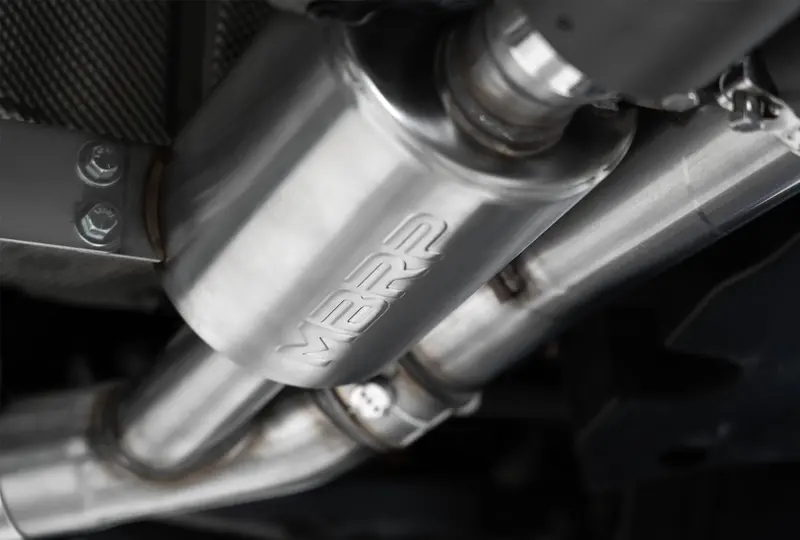 Mbrp 3-Inch Resonator-Back Exhaust Quad Rear Exit For 2019-2021 Bmw M2 3.0L 2