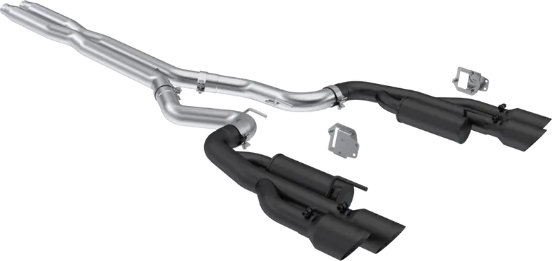 Mbrp 3" Race Profile Cat-Back Exhaust W/ Quad Black Tips For 2024-2025 Mustang Gt 5.0 1