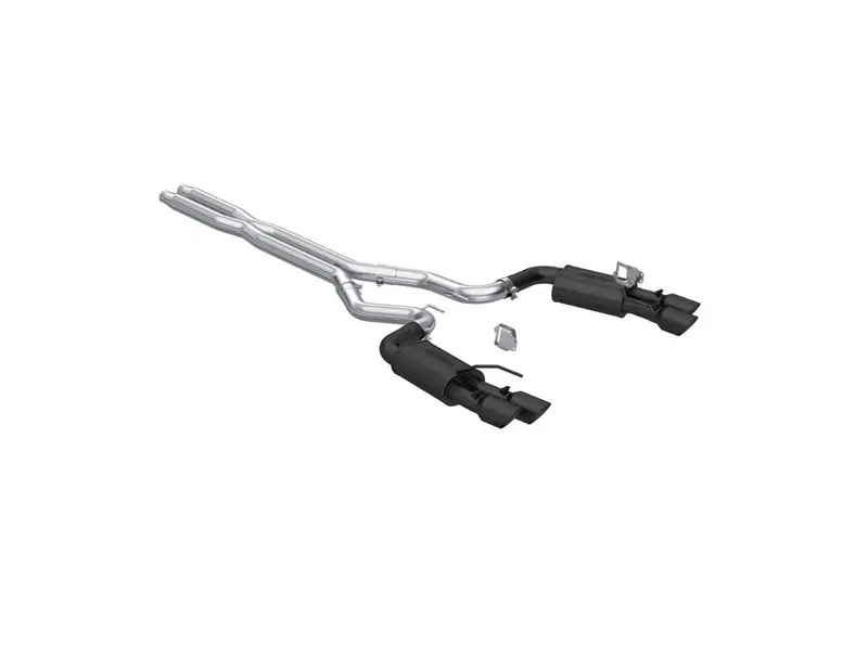 Mbrp 3" Street Profile Cat-Back Exhaust W Quad Black Tips For 2024-2025 Mustang Gt 5.0 1
