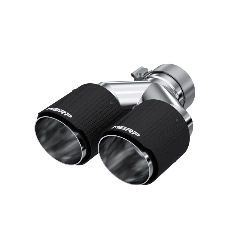 Mbrp 4 Inch Carbon Fiber Dual Wall Exhaust Tip 3" Inlet Bolt-On Universal 1