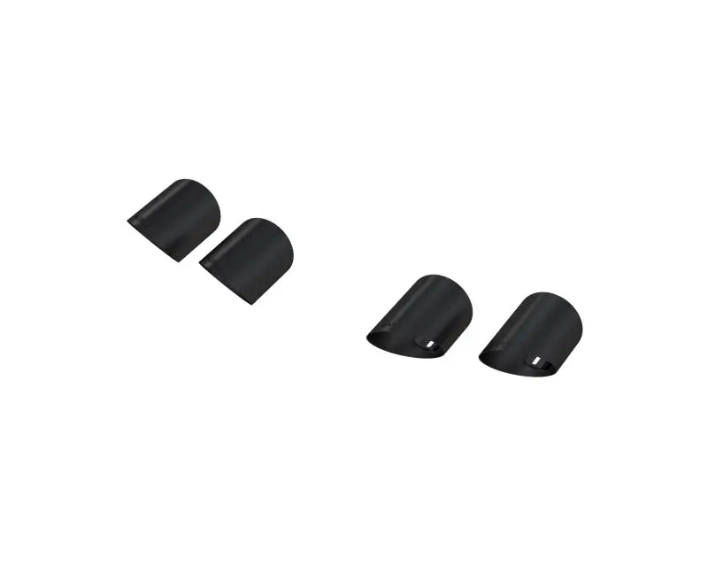 Mbrp 4" Quad Tip Cover Kit Black For 15–24 Ford Mustang Gt T304 Ss 1