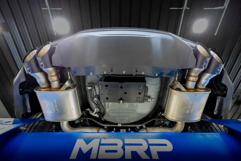 Mbrp 4" Quad Tip Cover Kit Black For 15–24 Ford Mustang Gt T304 Ss 2