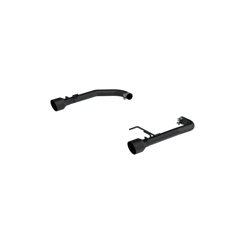 Mbrp Armor Blk 2.5 Inch Axle-Back Exhaust Dual 4.5 Inch Tips For 15-23 Ford Mustang 2.3L 1