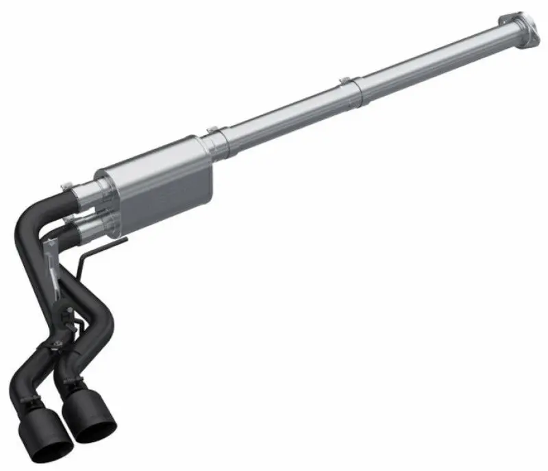 Mbrp Armor Blk 3 Inch Cat-Back Dual Side Exhaust For 21–25 Ford F-150 2.7L/3.5L/5.0L 1