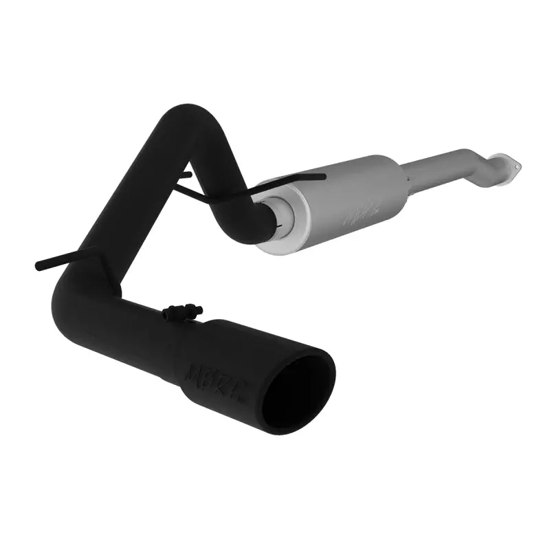Mbrp Armor Blk 3 Inch Cat-Back Single Exit Exhaust For 16–23 Toyota Tacoma 3.5L V6 1