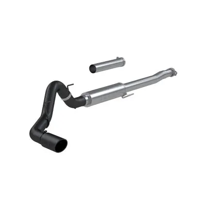 Mbrp Armor Blk 4 Inch Cat-Back Exhaust W/ 5 Inch Tip For 21–25 Ford F-150 2.7L/3.5L/5.0L 1