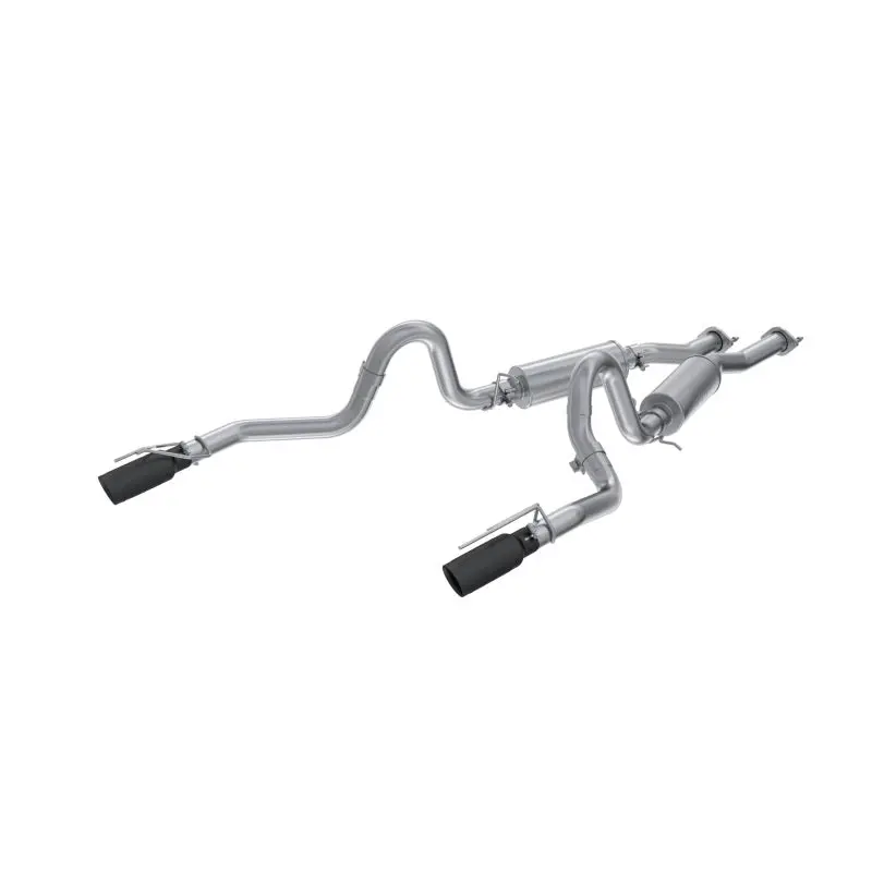 Mbrp Armor Lite 2.5 Inch Cat-Back Exhaust W/ Blk Tips For 99–04 Ford Mustang Gt 4.6L 1