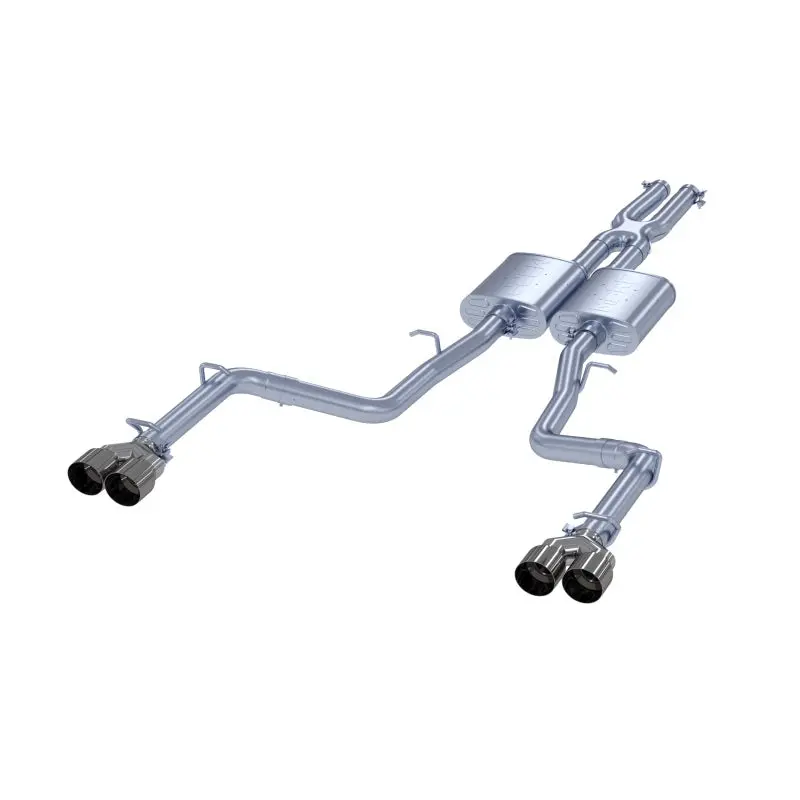 Mbrp Armor Lite 2.5In Cat-Back Exhaust Quad Tip For 15–21 Dodge Challenger 3.6L V6 1