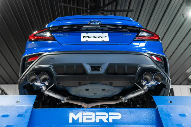 Mbrp Armor Pro 2.5 Inch Axle-Back Exhaust Burnt Tips For 22–25 Subaru Wrx 2.4L Awd 2