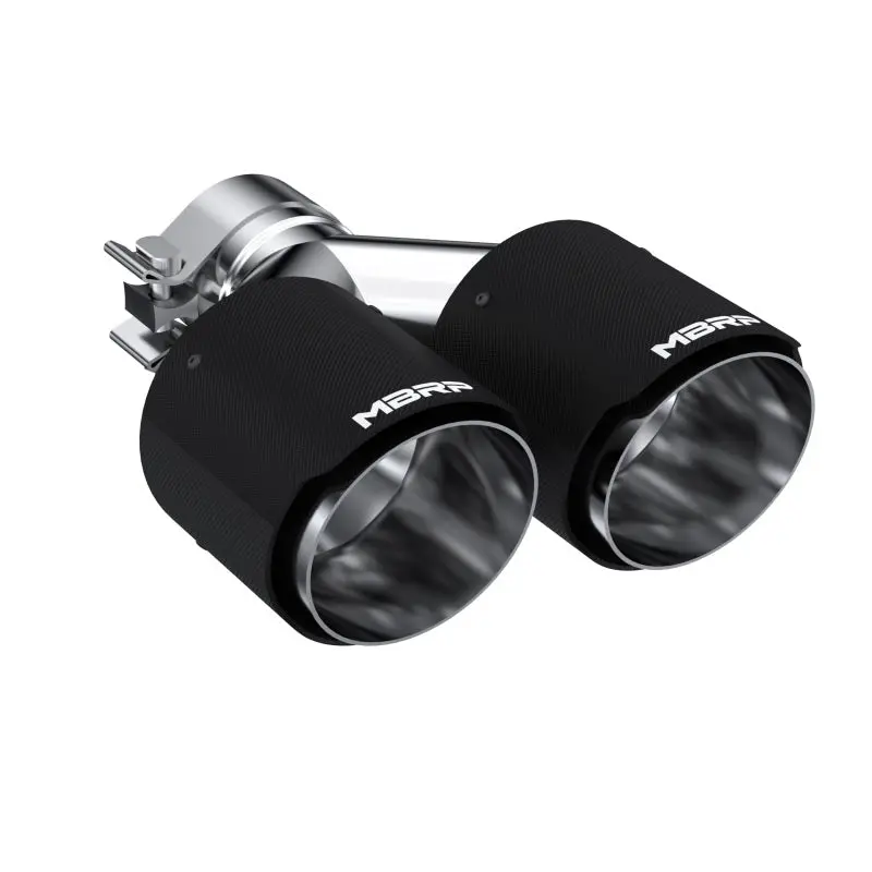 Mbrp Armor Pro 2.5 Inch Inlet Stainless Steel Dual Carbon Fiber 4 Inch Tip Universal 1