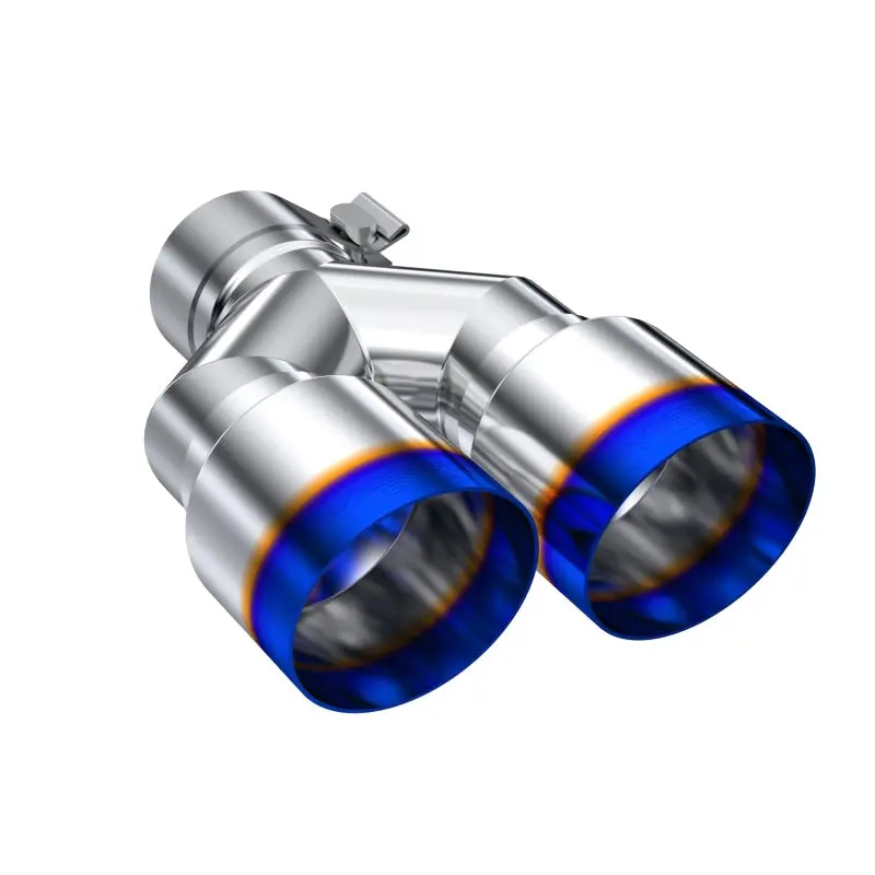 Mbrp Armor Pro 9.5 Inch Staggered Burnt Exhaust Tip 2.5 Inch Inlet/3.5 Inch Od L 9 Inch/R 9.5 Inch 1