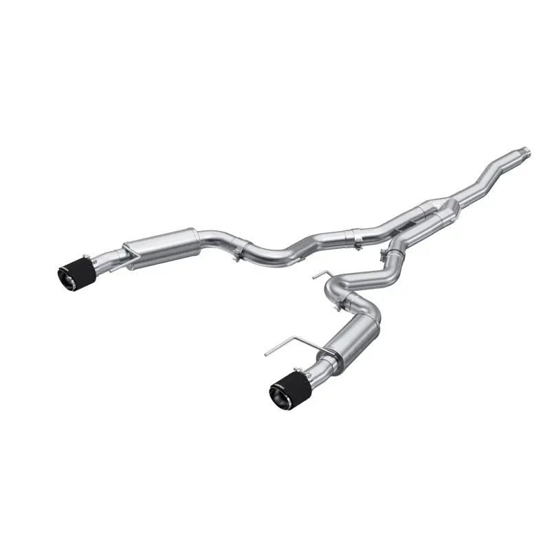 Mbrp Armor Pro Cat-Back Dual Exhaust 4.5 Inch Cf Tips For 15-25 Ford Mustang 2.3L 1