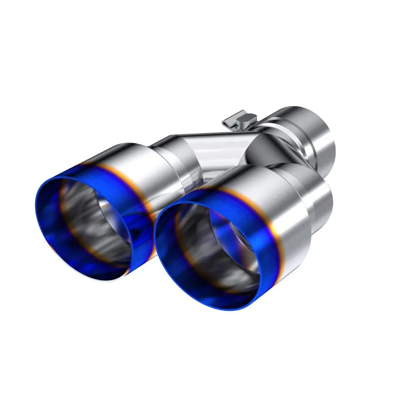 Mbrp Armor Pro Staggered Burnt Exhaust Tip 2.5 Inch Inlet/3.5 Inch Od - L 9.5 Inch/R 9 Inch 1