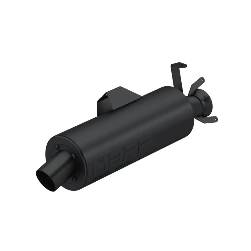 Mbrp Slip-On 4 Inch Sport Muffler Black For 01–14 Polaris Sportsman 450/500/570/800 1
