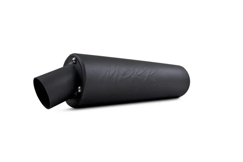 Mbrp Utility Series Black 12 Inch Slip-On Muffler 3.5 Inch Body/1.25 Inch Id/2 Inch Od Universal 1