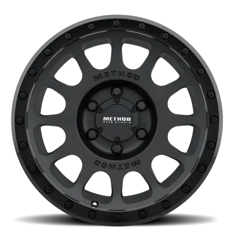 Method (5) 17X8.5 305Nv Double Black Wheels 6X5.5 0Mm Offset 4.75" Backspacing 2