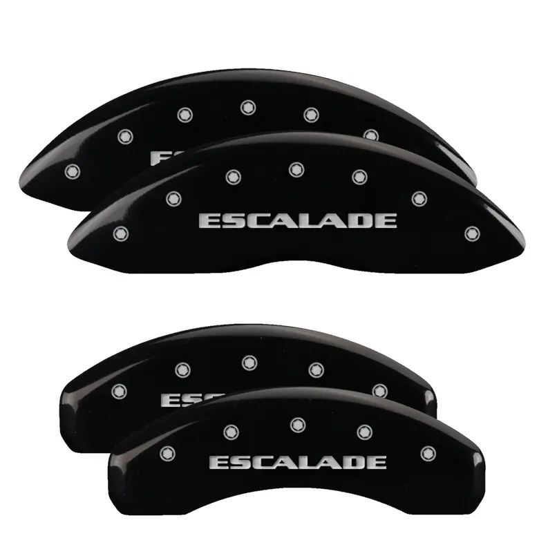 Mgp Black Caliper Covers Front & Rear Set For 2007-2020 Cadillac Escalade / Esv 1