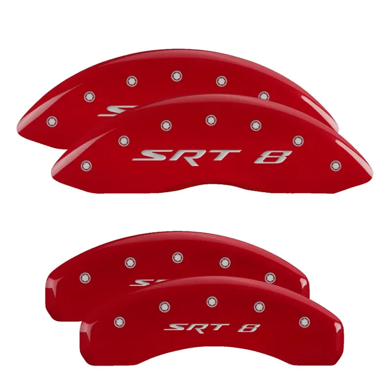 Mgp Red Caliper Covers Set Srt8 For 2011-2022 Jeep Grand Cherokee Laredo/Limited 1