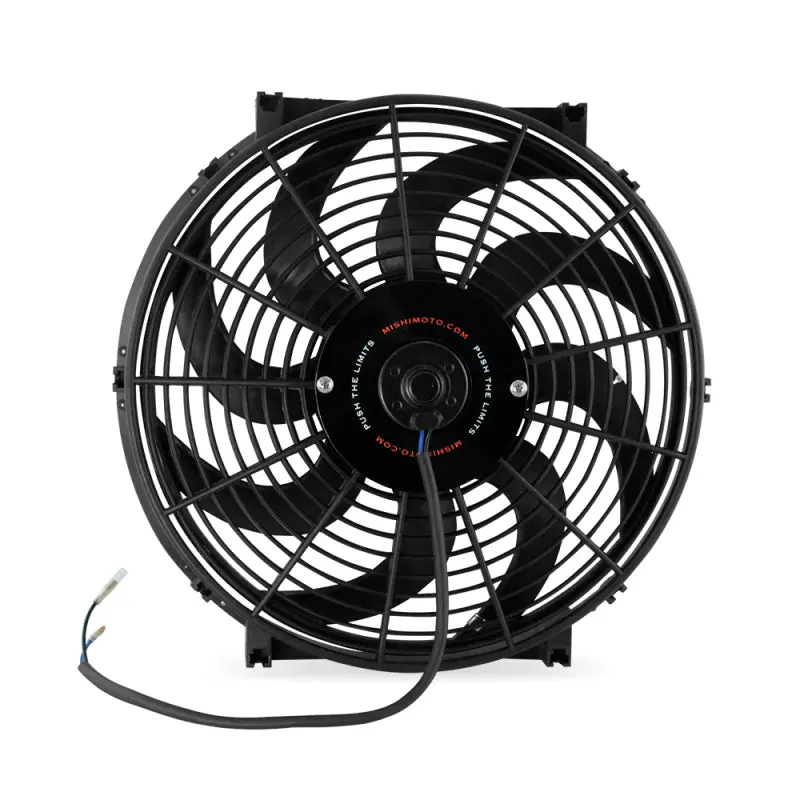 Mishimoto 14 Inch High-Flow Curved Blade Radiator Cooling Fan Kit - Universal 1