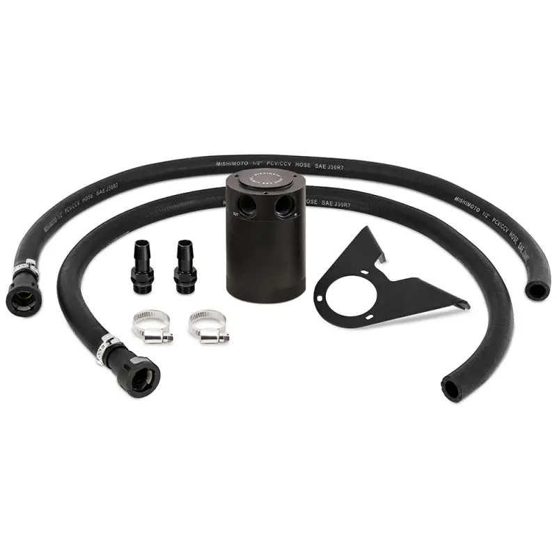 Mishimoto 3Oz Baffled Oil Catch Can Kit For 2021-2025 Ford Bronco 2.3L Ecoboost 1