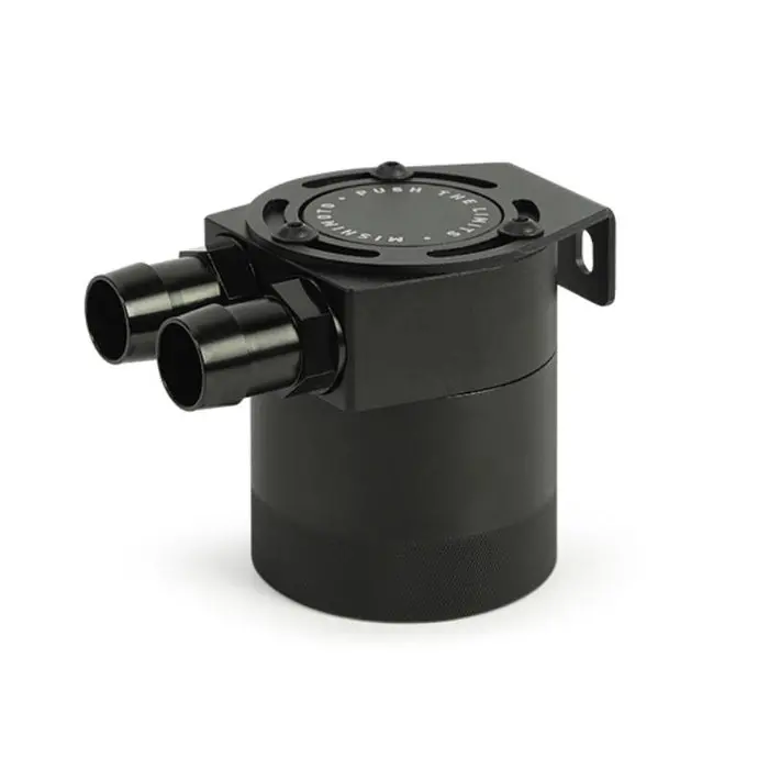 Mishimoto 5.3Oz High-Flow Baffled Oil/Fuel/Water Catch Can Kit - Universal 2