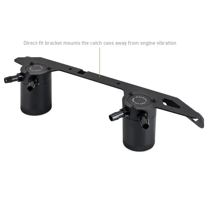 Mishimoto Baffled Oil Catch Can System For 2023-2024 Ford Bronco 2.7L Ecoboost 2
