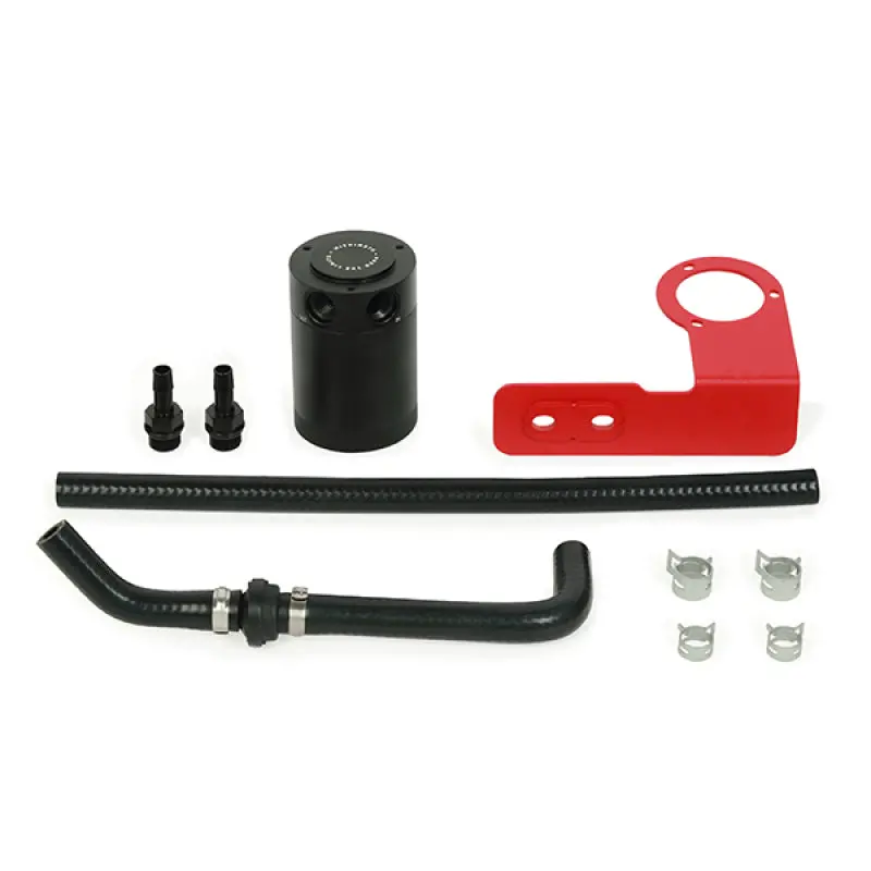 Mishimoto Baffled Oil Catch Can W/ Red Bracket For 2018-2022 Honda Accord 1.5T 1