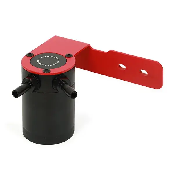 Mishimoto Baffled Oil Catch Can W/ Red Bracket For 2018-2022 Honda Accord 1.5T 2