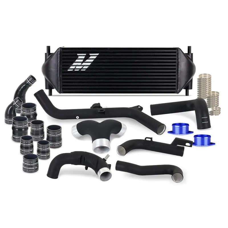 Mishimoto Black Aluminum Intercooler Kit W/ Pipes For 2021-2023 Ford Bronco 2.7L 1