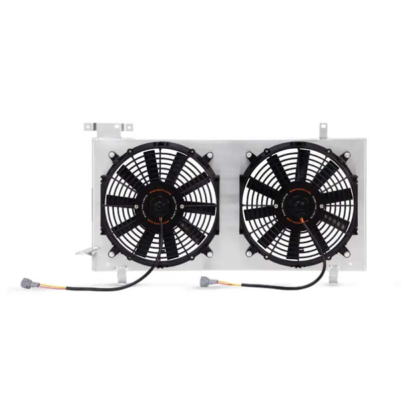 Mishimoto Plug-N-Play Polished Aluminum Fan Shroud Kit For 08-15 Subaru Wrx/Sti 1