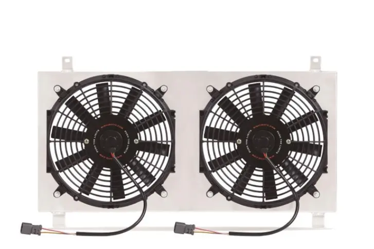 Mishimoto Plug-N-Play Polished Aluminum Fan Shroud Kit For 2002-2006 Acura Rsx 1
