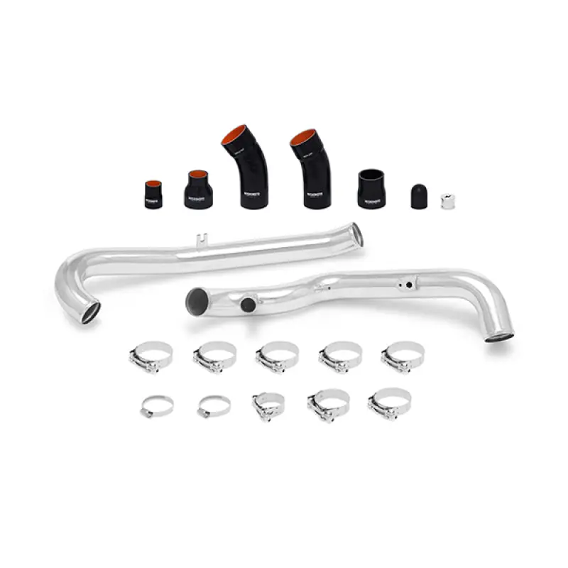 Mishimoto Polished Hot & Cold Side Intercooler Pipe Kit For 14-19 Ford Fiesta St 1