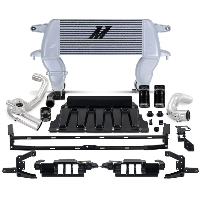 Mishimoto Silver High-Mount Intercooler Kit For 2021-2023 Ford Bronco 2.3L 1