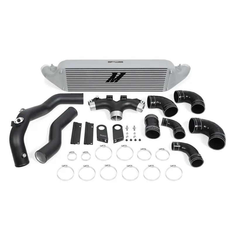 Mishimoto Silver Intercooler Kit For 2018-2025 Kia Stinger Gt & Genesis G70 3.3T 1