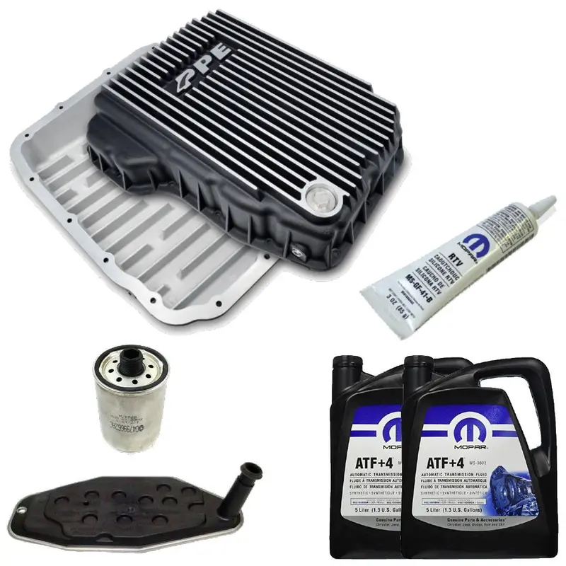 Mopar 68Rfe Transmission Service Kit & Ppe Deep Pan For 2007+ Ram 2500/3500 1