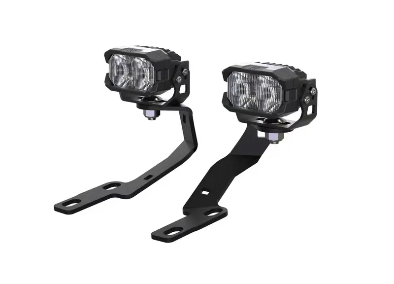 Morimoto 2Banger Hxb Combo White A-Pillar Light Kit For 2005-2015 Toyota Tacoma 1