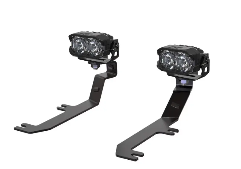 Morimoto 2Banger Hxb Combo White A-Pillar Light Kit For 2020-2025 Gmc Sierra 2500/3500 1