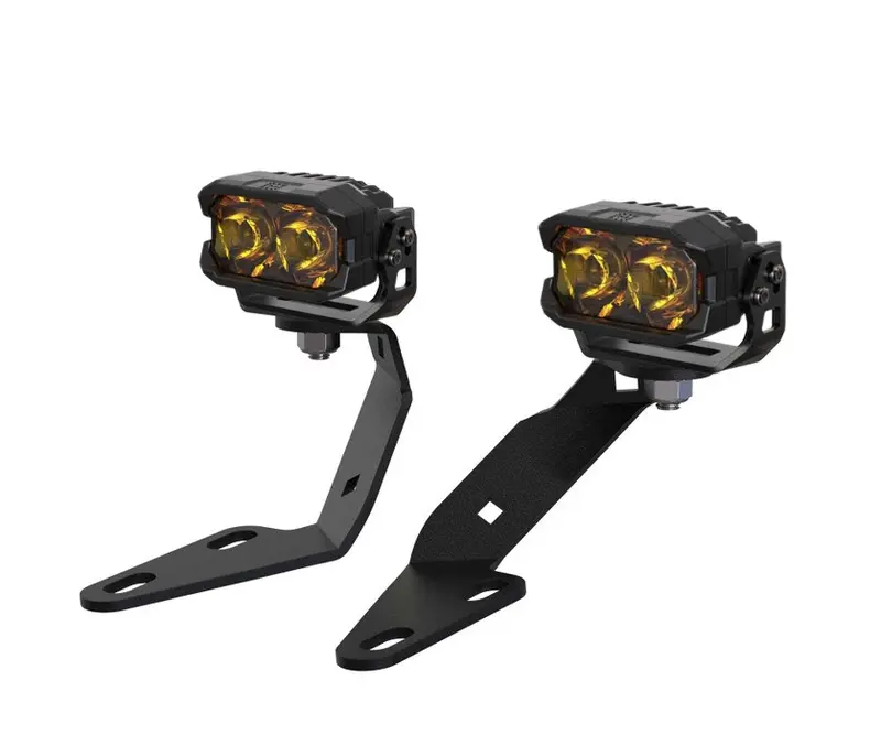 Morimoto 2Banger Hxb Combo Yellow A-Pillar Light Kit For 03-24 Toyota 4Runner 1