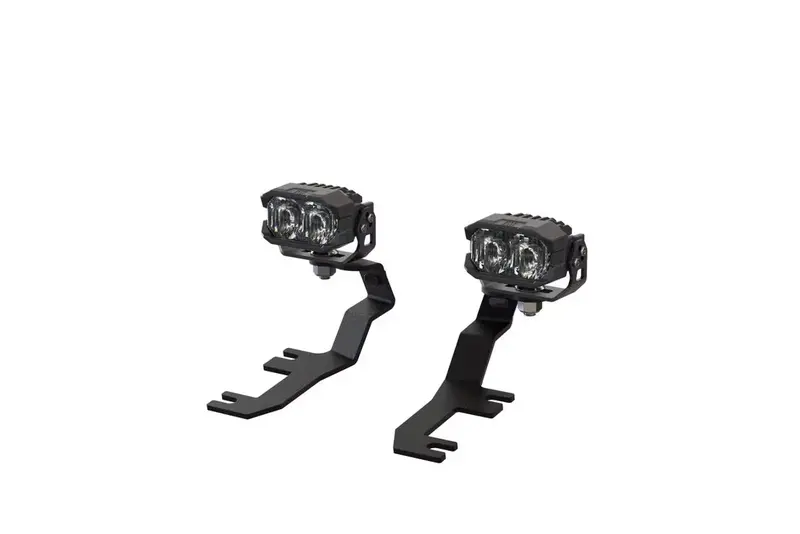 Morimoto 2Banger Hxb Flood Beam White Led Light Pod Kit For 2015-2025 Gmc Canyon 1