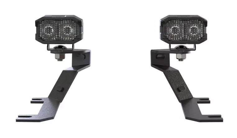 Morimoto 2Banger Hxb Flood White A-Pillar Light Kit For 2019-2025 Gmc Sierra 1500 2