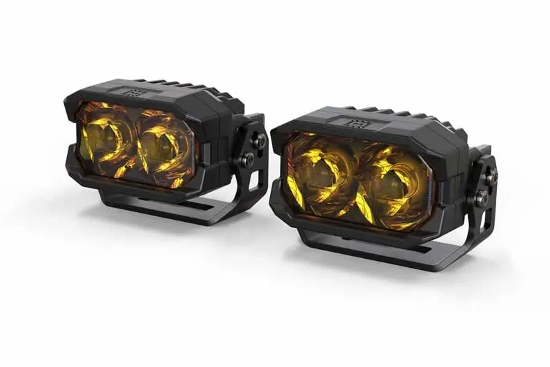 Morimoto 2Banger Hxb Flood Yellow A-Pillar Light Kit For 2007-2013 Toyota Tundra 2