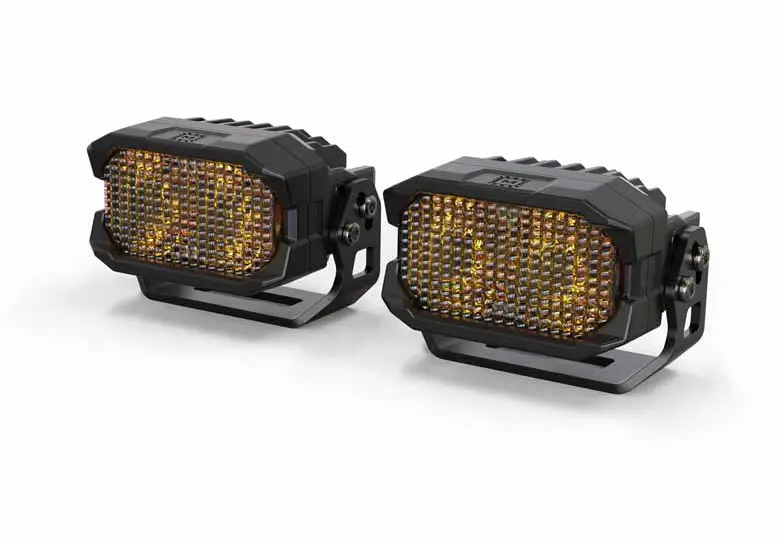 Morimoto 2Banger Hxb Flood Yellow A-Pillar Light Kit For 2016-2023 Toyota Tacoma 2