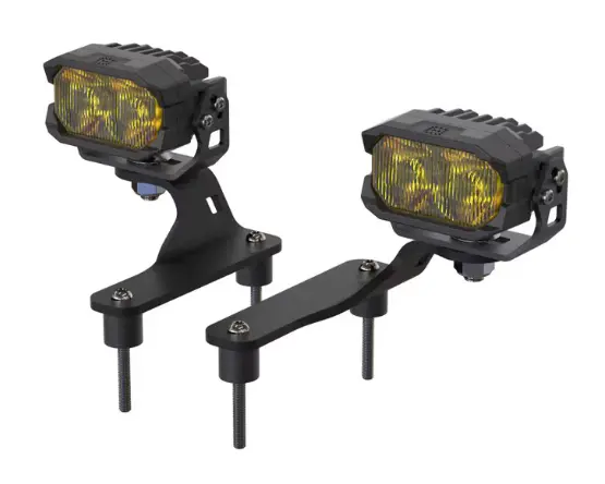 Morimoto 2Banger Hxb Sae Wide Yellow Light Kit For 2018-2025 Jeep Wrangler/Gladiator 1