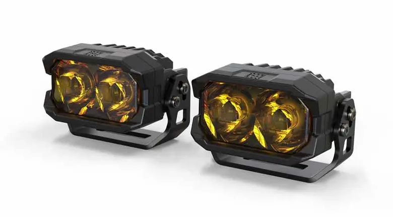 Morimoto 2Banger Hxb Spot Beam 2700K Yellow Led Light Pod Kit (Pair) Universal 1