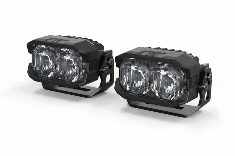 Morimoto 2Banger Hxb White Wide A-Pillar Lights For 2019-2025 Chevy Silverado 1500 2