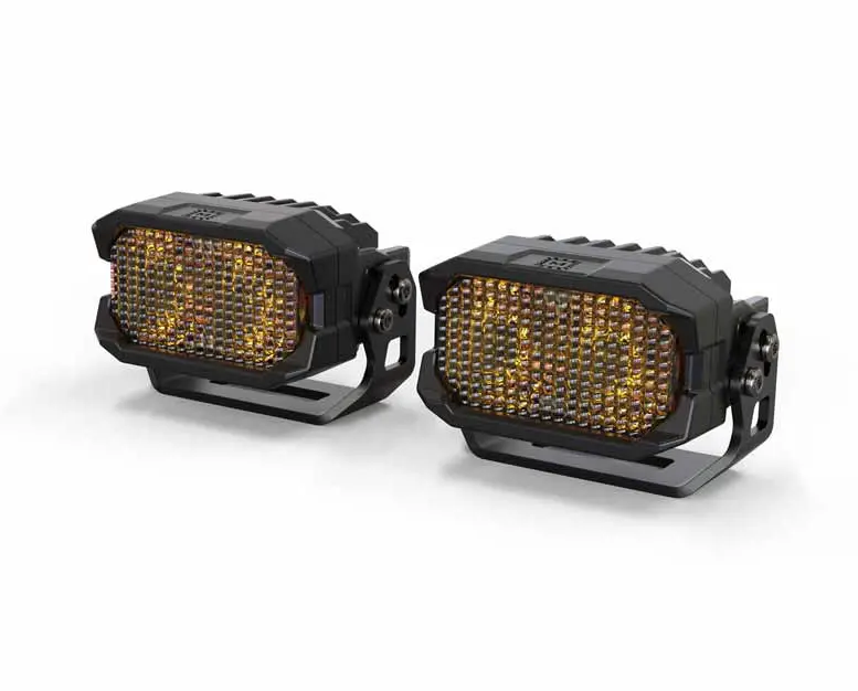 Morimoto 2Banger Hxb Wide Beam Yellow Led A-Pillar Light Kit For 2019-2025 Ram 1500 2