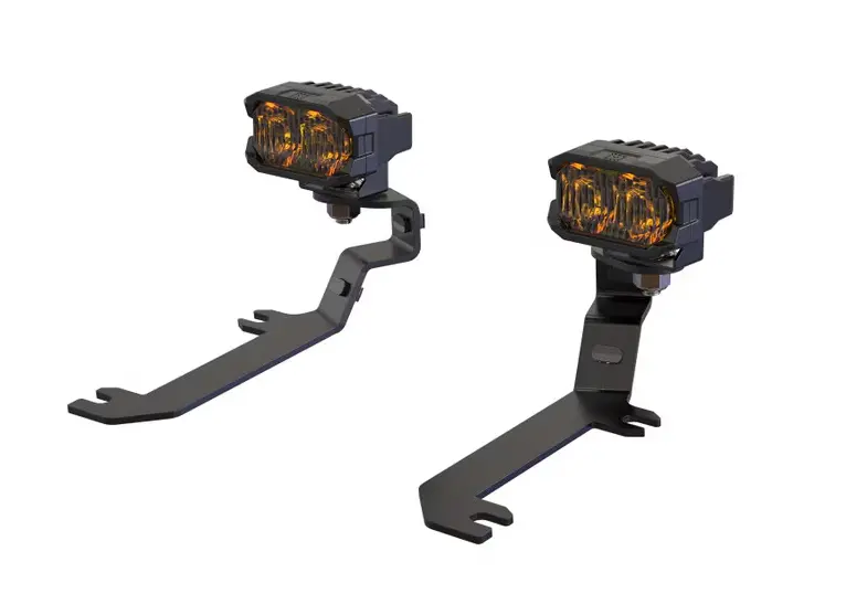 Morimoto 2Banger Hxb Yellow Spot A-Pillar Lights For 2019-2025 Chevy Silverado 1500 1