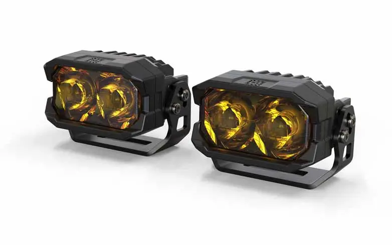 Morimoto 2Banger Ncs Combo Yellow A-Pillar Light Kit For 2005-2015 Toyota Tacoma 2