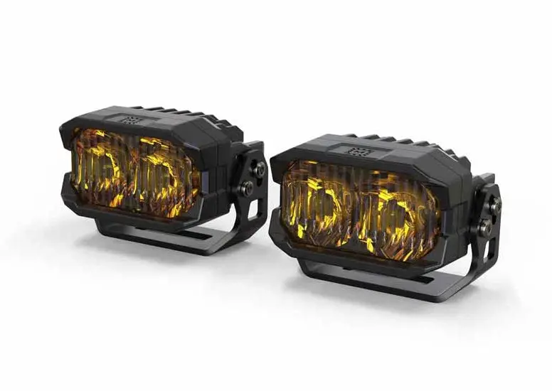 Morimoto 2Banger Ncs Spot Beam Yellow Led Light Pod Kit For 15-22 Chevy Colorado 2
